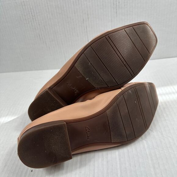 Clarks Collection Tilmont Slip Ballet Shoes Dark Blush Womens size 9M - Picture 6 of 6